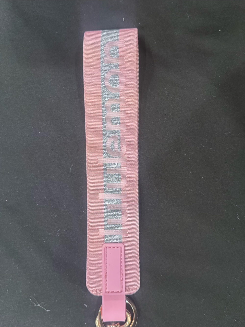 lululemon athletica Pink Webbing Key & Card Holder Strap
